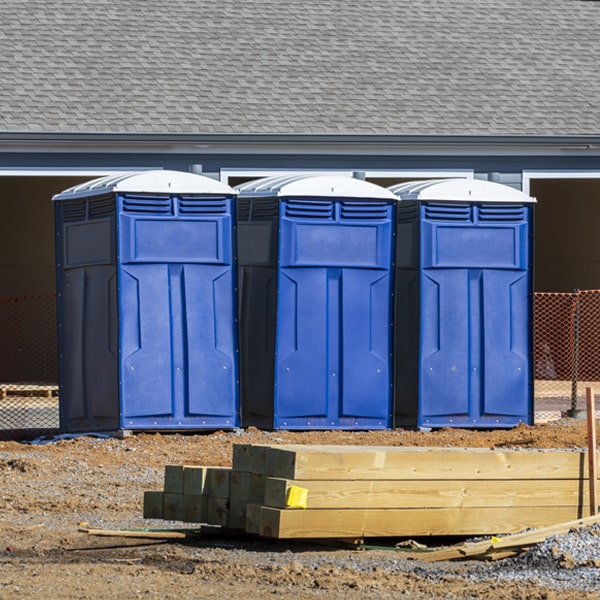 what is the cost difference between standard and deluxe portable toilet rentals in Butler WI